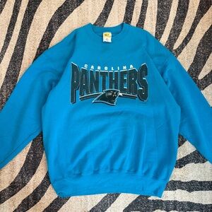 Vtg 90s Carolina Panthers Pro Player Crew Neck Sweatshirt 2XL 1997 NFL NWOT